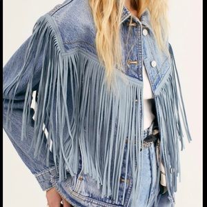 Free People After Hours Denim Jacket XS